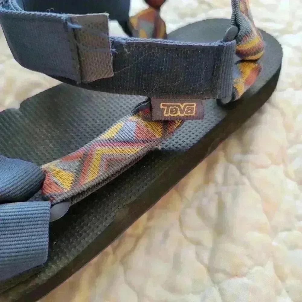 Teva Original Universal Men's Size 11 Sandals Adjustable Outdoor Shoes Navy